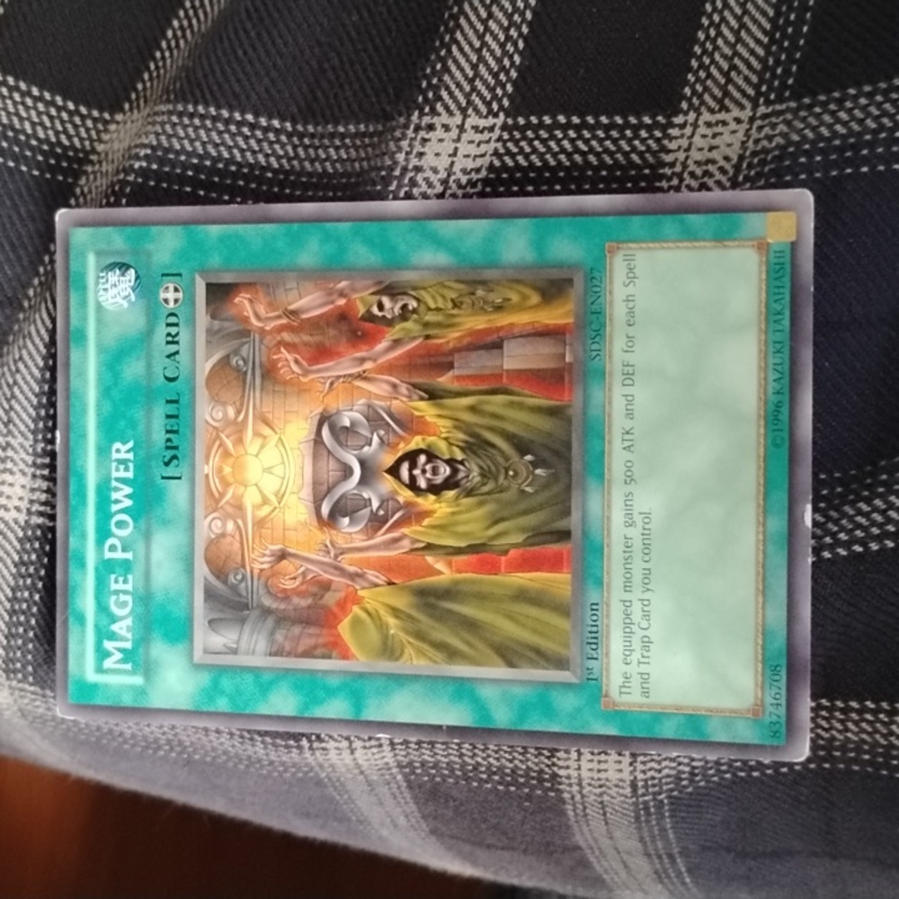 Mage Power - SDSC-EN027 - 1st edition - YuGiOh Yu-Gi-Oh Card
